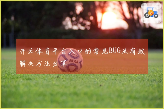 开云体育平台入口的常见BUG及有效解决方法分享